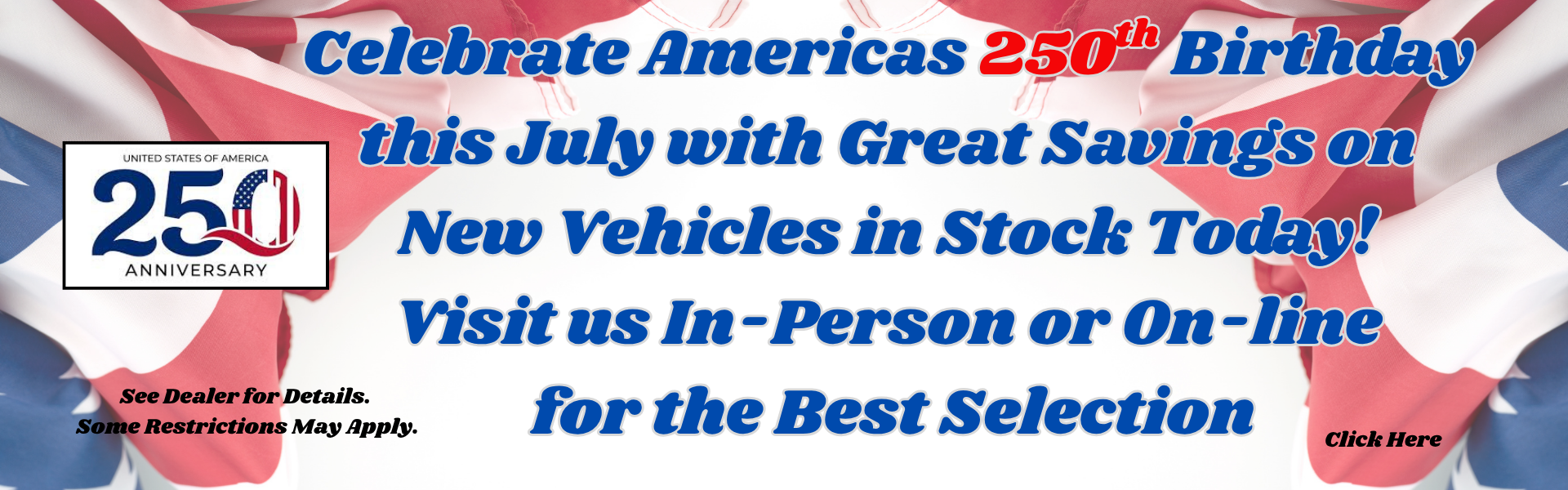 July saving all month long banner 2026